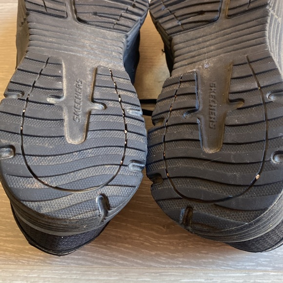 Skechers Shoes Mens 12 Wide Fit Dual Lite Athletic Low Sneakers Black - Picture 7 of 12